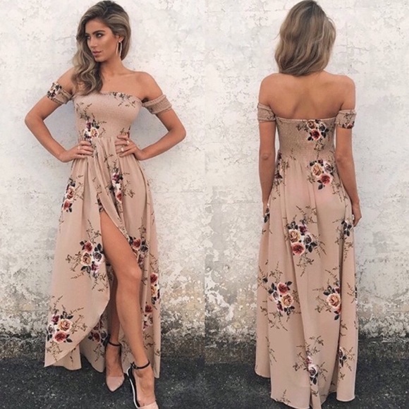 LAST ONE! 5⭐️ Floral Strapless Summer Maxi Dress - Picture 4 of 9